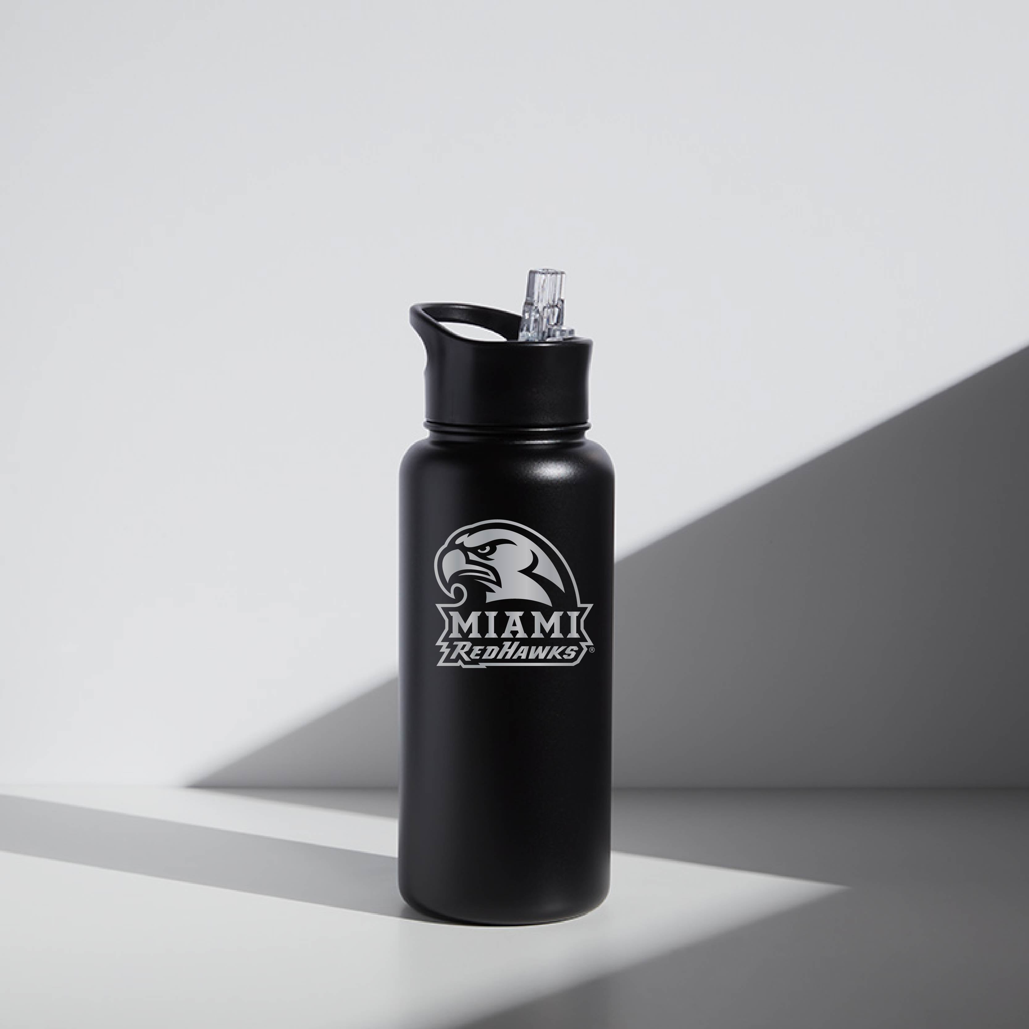 32 oz Miami RedHawks Water Bottle