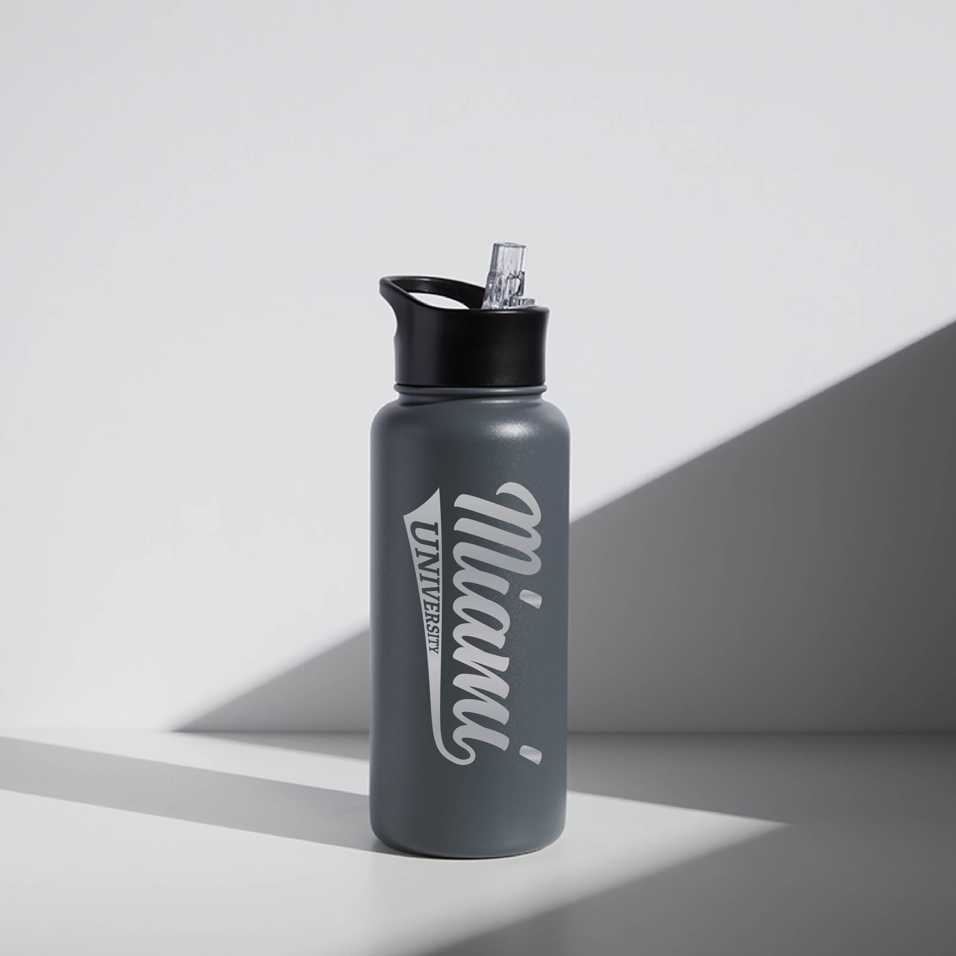 32 oz Script Miami Water Bottle