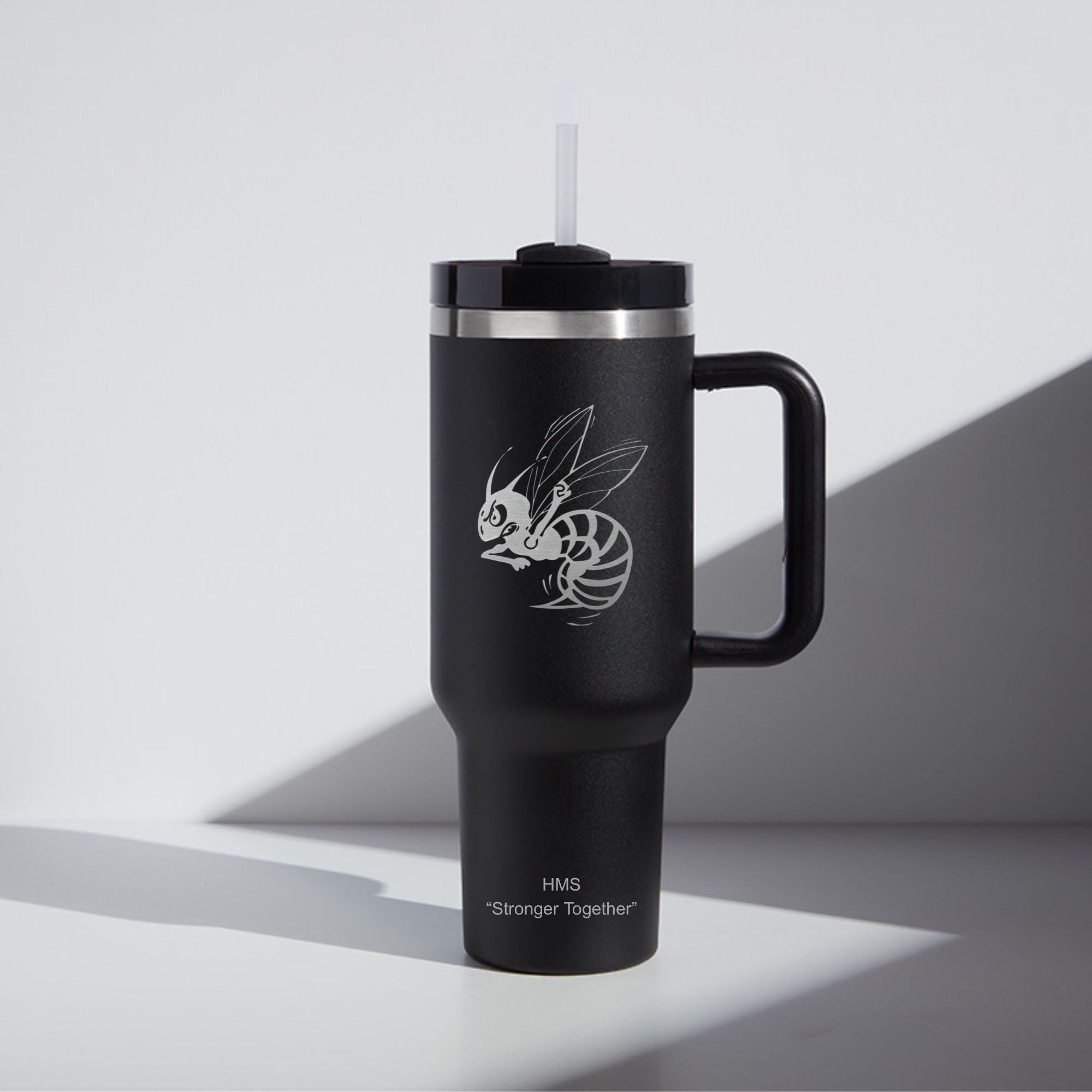 Highland Hornet Stronger Together Fighting Hornet 40oz Tumbler with Straw