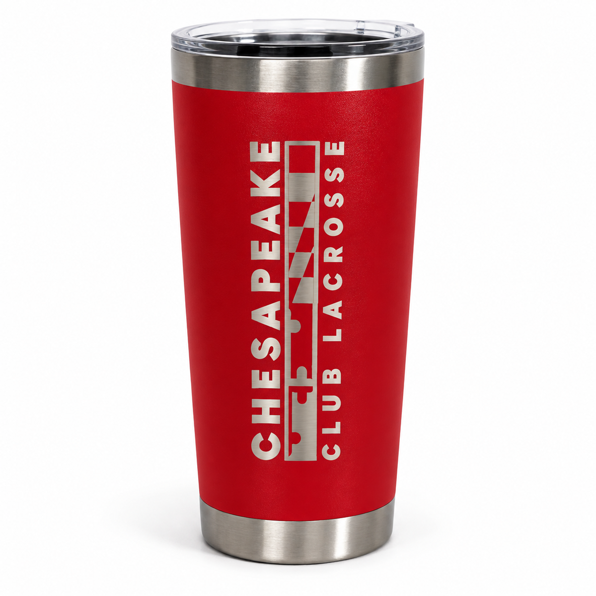 Chesapeake Club Lacrosse 20oz Tumbler (White)