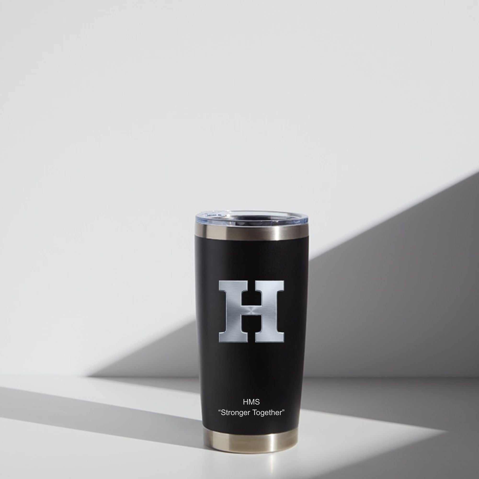 Highland Hornet block "H" 20 oz Tumbler