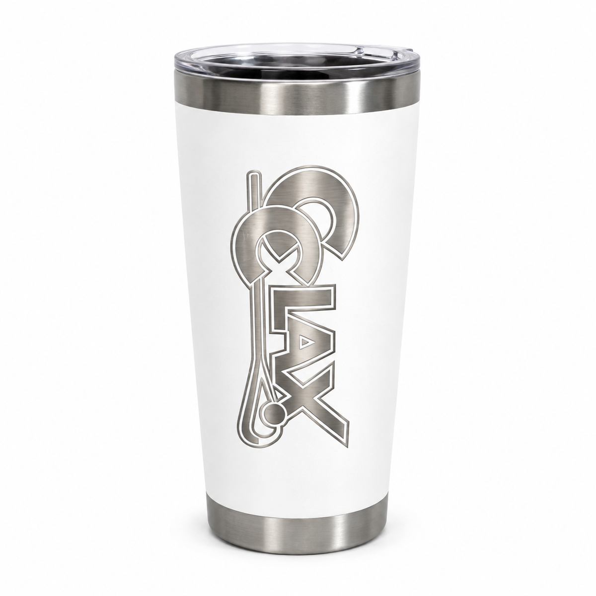 Chesapeake Club Lacrosse 20oz Tumbler (White)