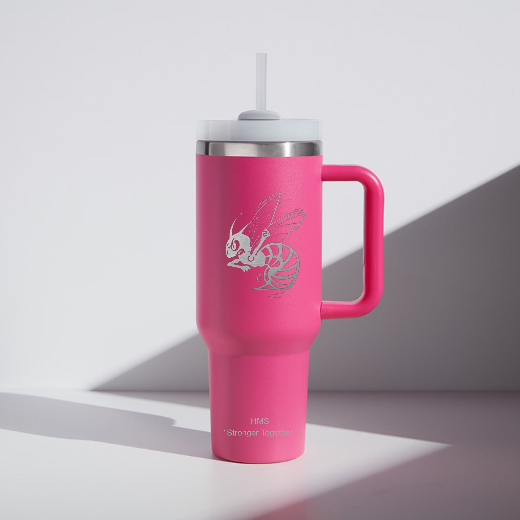 Highland Hornet Stronger Together Fighting Hornet 40oz Tumbler with Straw