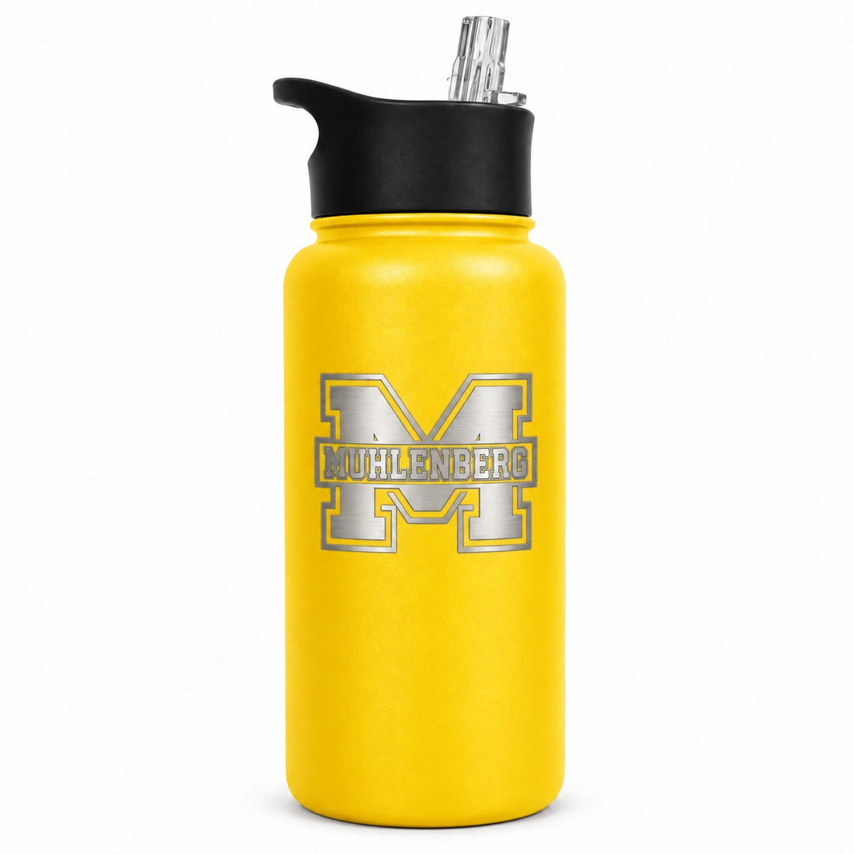 Muhlenberg Muhls Block "M-Muhlenberg" 32 oz.White Water Bottle