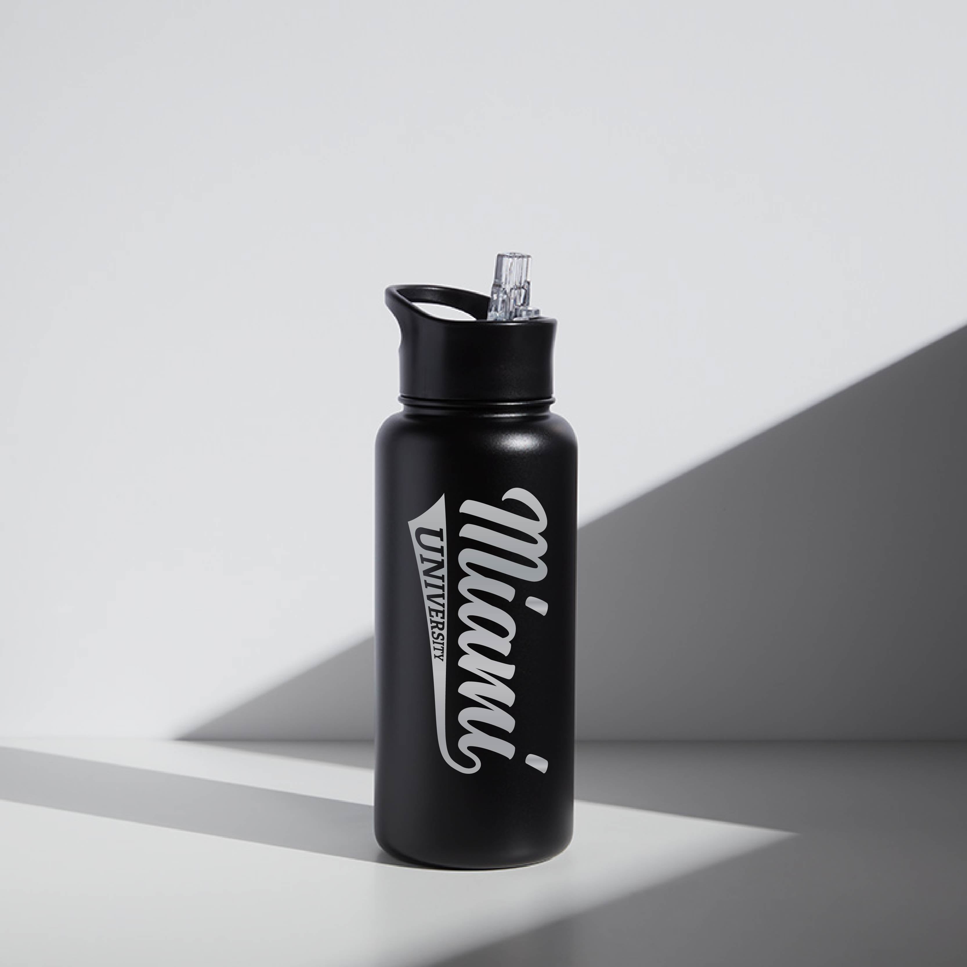 32 oz Script Miami Water Bottle