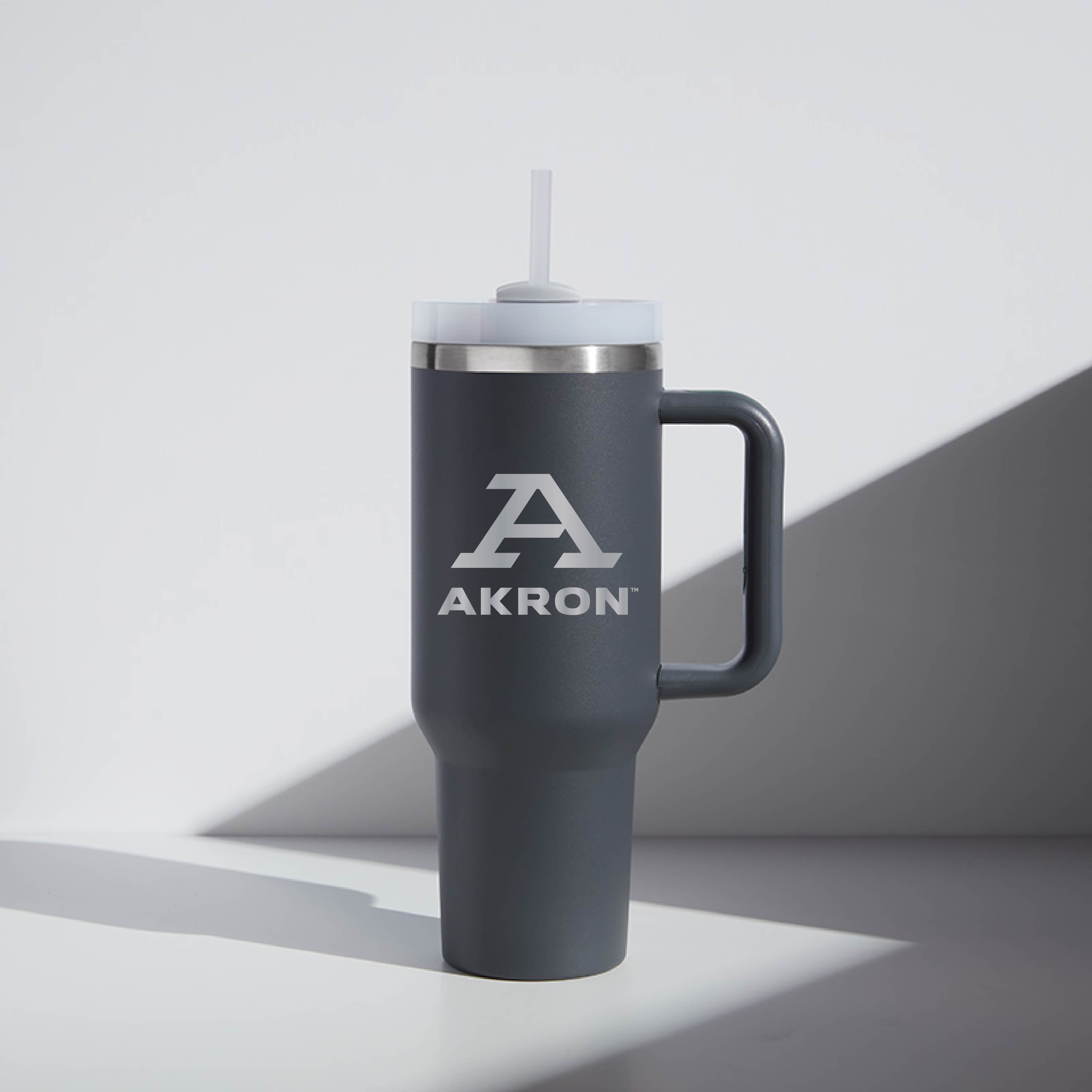 40 oz WATR Tumbler University of Akron Block A