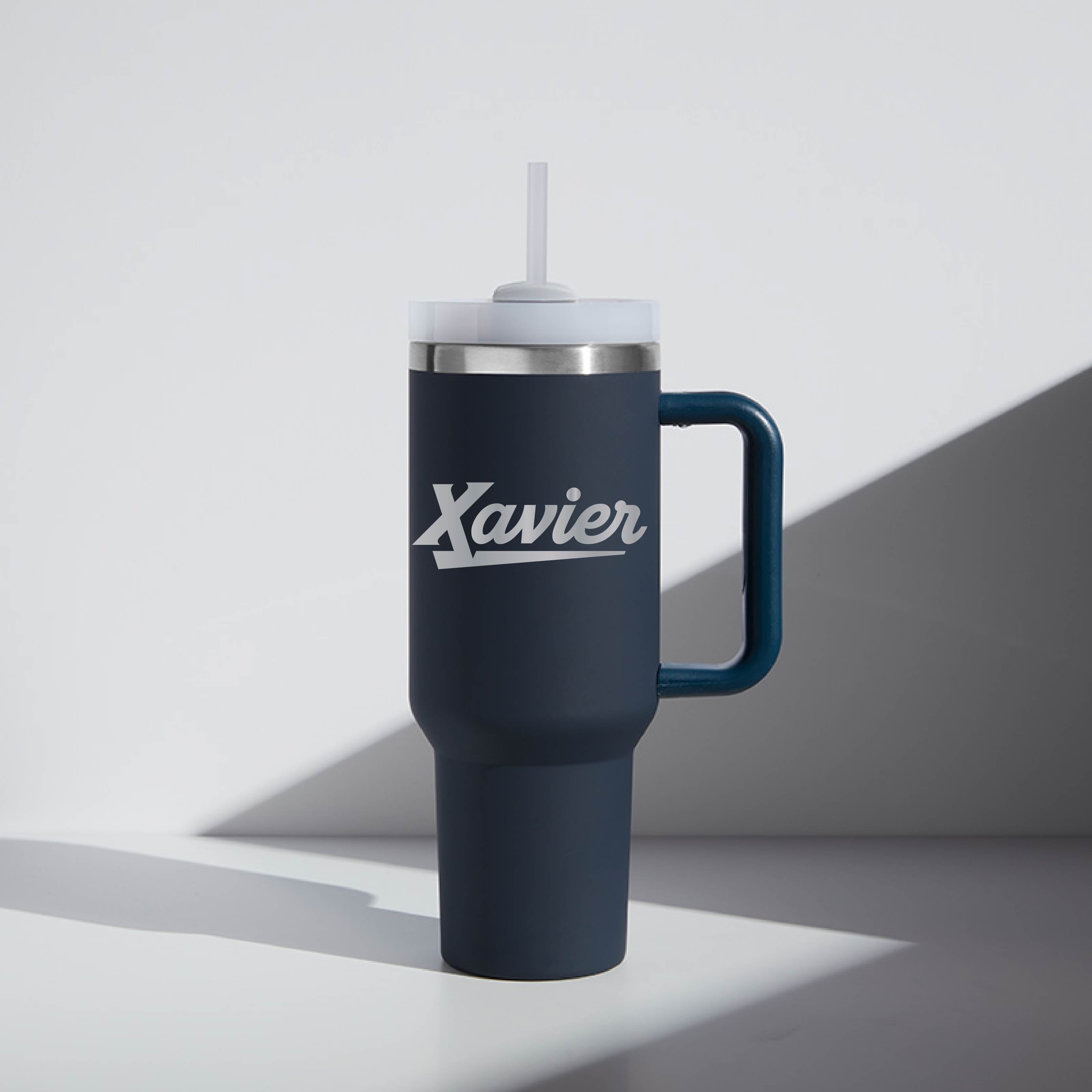 40 oz WATR Tumbler Script Xavier