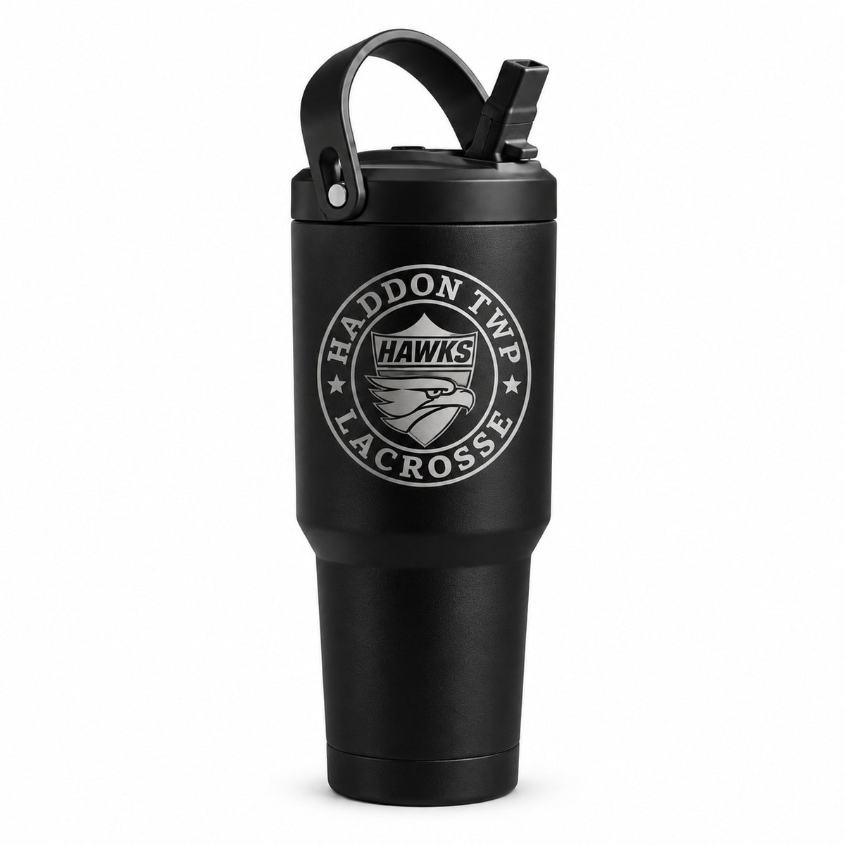 HT Hawks Lacrosse 32oz Tumbler (Black)