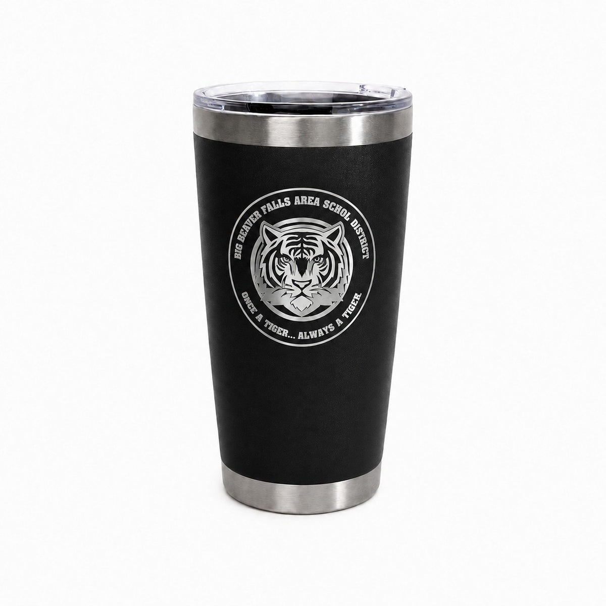 Beaver Falls Tigers 20 oz. Black Tumbler