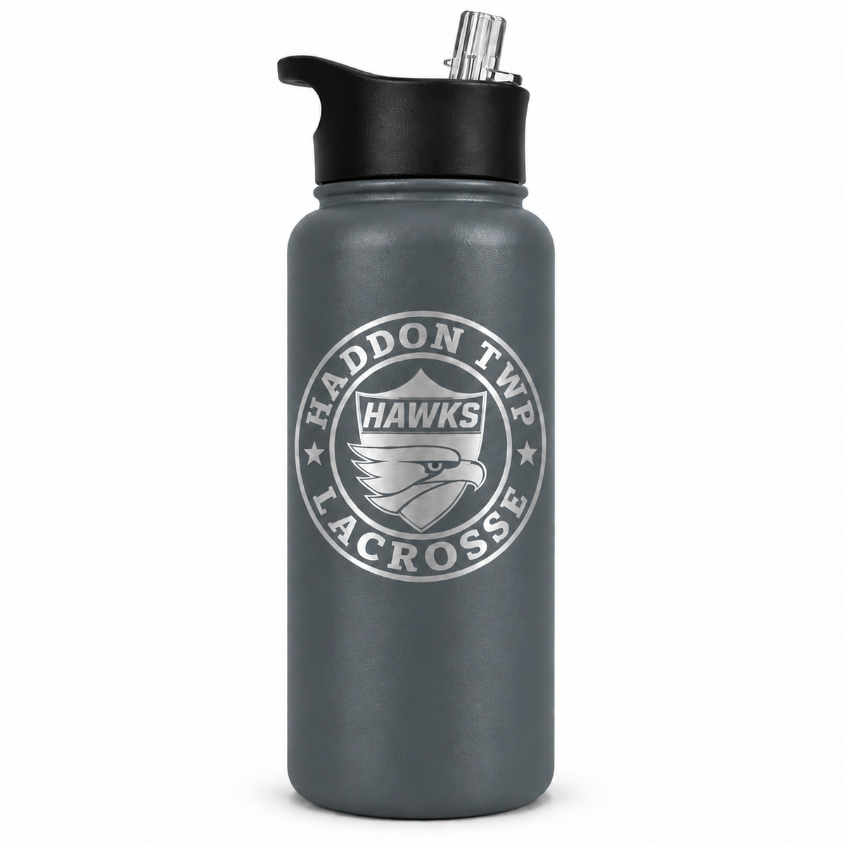 HT Hawks Lacrosse 32oz Water Bottle (Red)