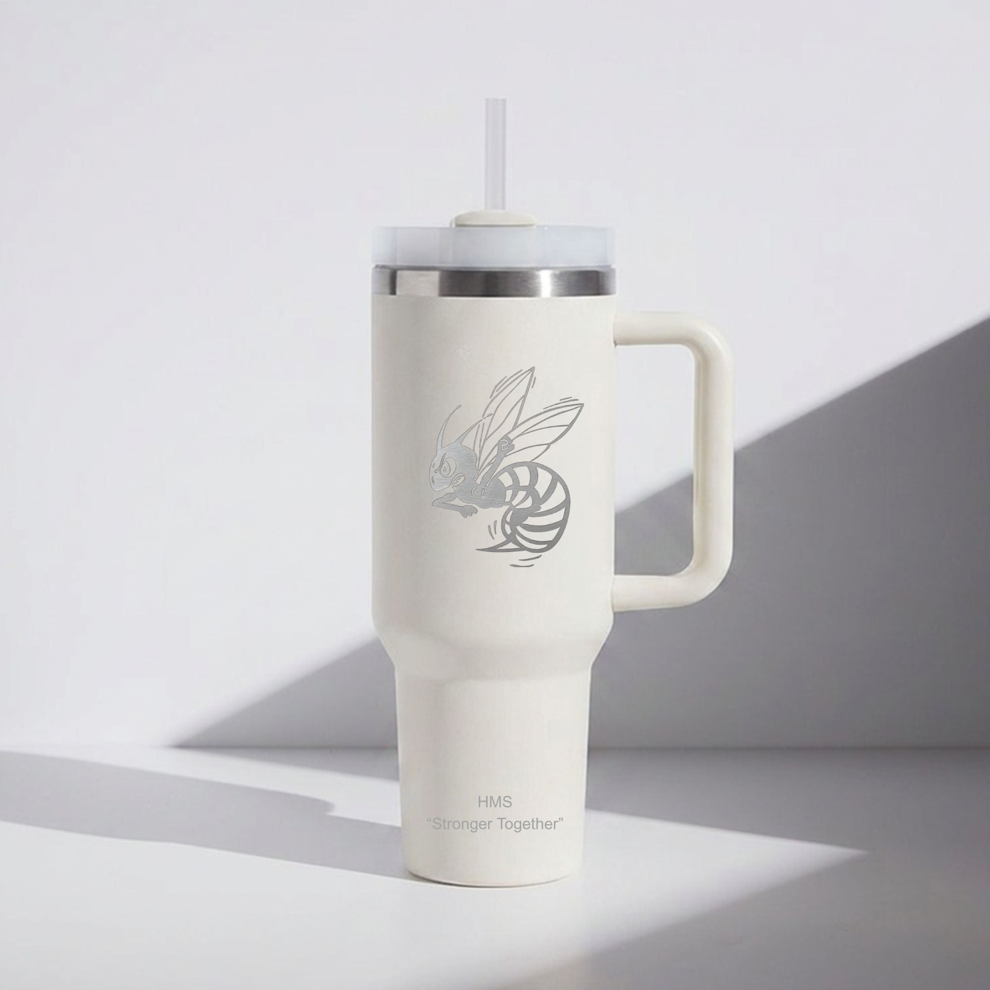 Highland Hornet Stronger Together Fighting Hornet 40oz Tumbler with Straw