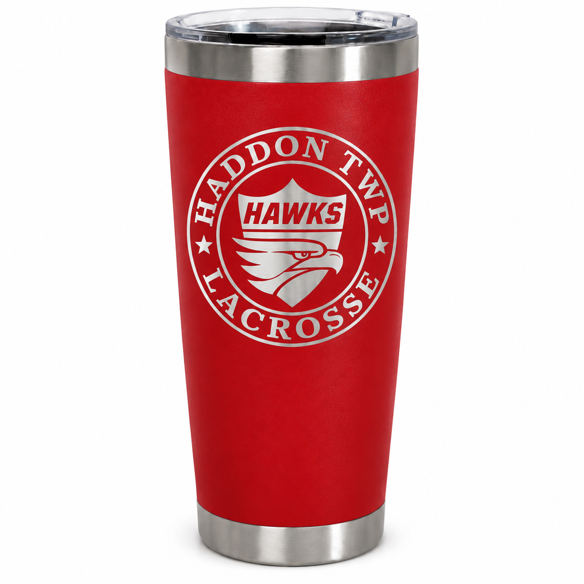 HT Hawks Lacrosse 20oz Tumbler (Red)