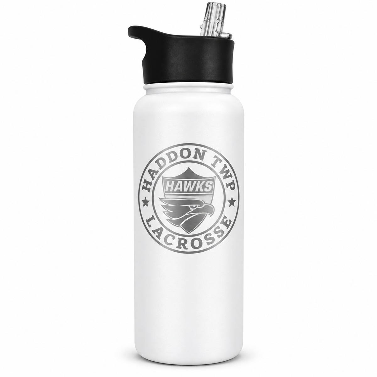 HT Hawks Lacrosse 32oz Water Bottle (Red)