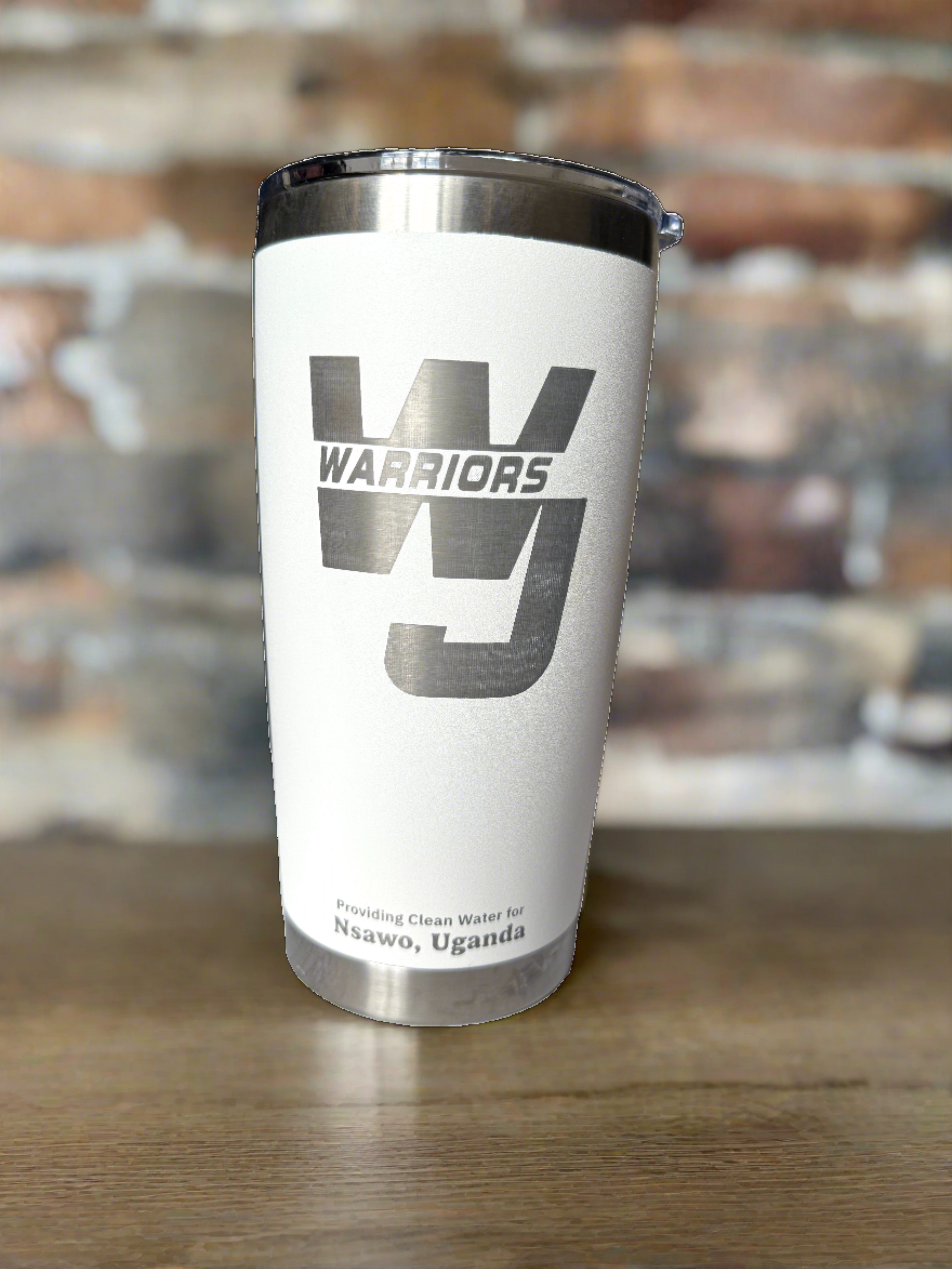 Walsh Jesuit WJ Warriors Logo 20oz Tumbler